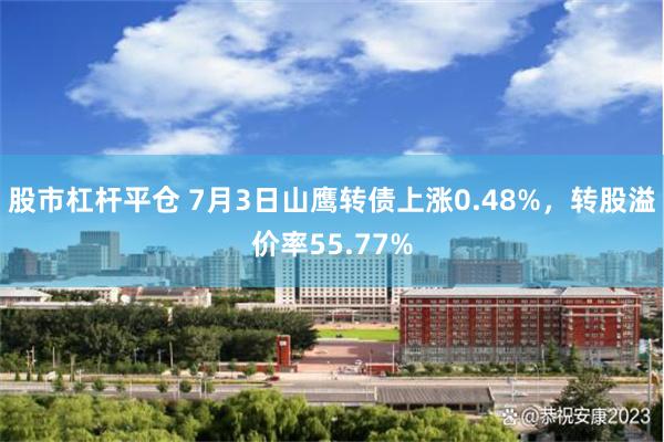 股市杠杆平仓 7月3日山鹰转债上涨0.48%，转股溢价率55.77%